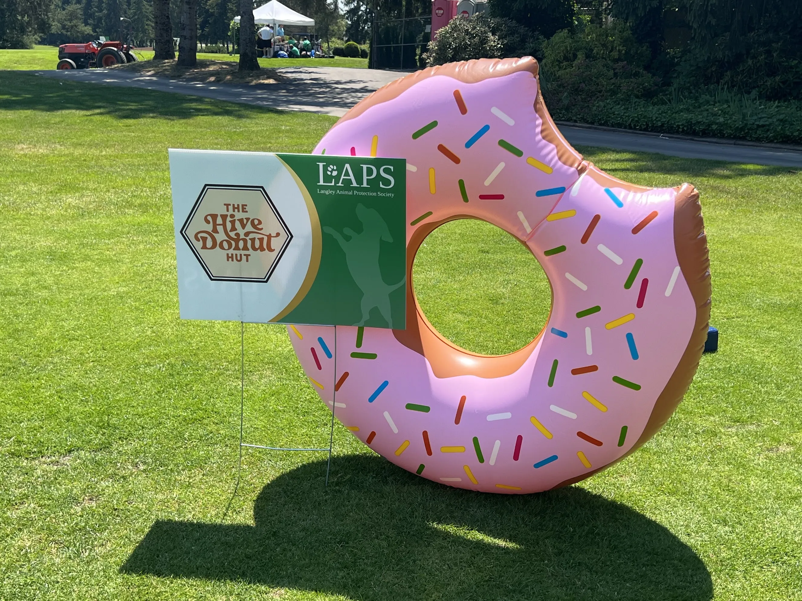 The Hive Donut Hut supporting a LAPS fundraiser.